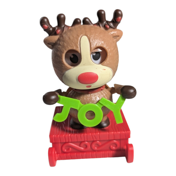 Solar Dancing Reindeer Figure Joy Holidays Tested - Picture 1 of 6
